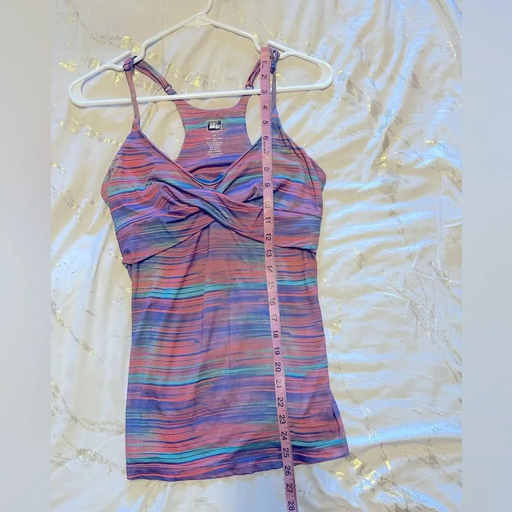 REI Striped Shelf Bra Shirt – Women’s Size 4